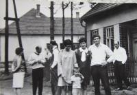 Mojmír Babušík with his family in Křenovice