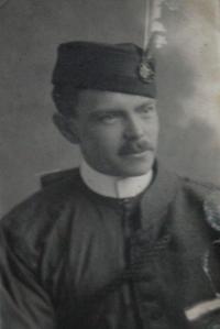 Father in a uniform