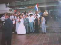Svatba synovce v Jelisavci v Chorvatsku