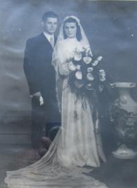Erwin Baránek with his wife