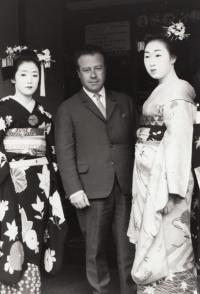 Otto Šimko in Tokyo, 1968