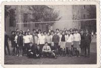 Schlaffer Ferenc általános iskolai osztálya Felsőcsatárban, 1965
