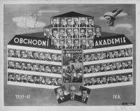 Maturitní tablo Obchodní akademie 1941