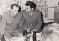 With Soviet soldiers, October 1969
