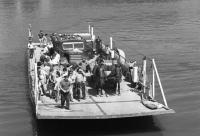 Ferry on the Danube at Mohács, 1972