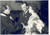 Svatební foto 1950