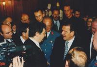 Nagy László találkozik Gerhard Schröder kancellárral, 1999. szeptember 10. 