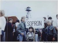 Soproni gyerekek a pikniken, 1989. augusztus 19. 