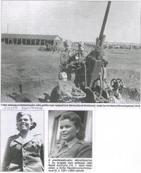 Obsluha protiletadlového děla, Novochopersk, SSSR, 1943
