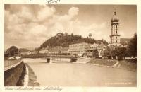 Štýrský Hradec během II. světové války (pohlednice, přední strana)