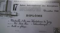 Diploma from Bruxelles