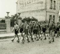 Bohuslav Strejc in 1946 (3rd row on the right side)