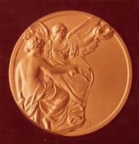 The gold medal for the invention of "duplex globoid transmission"