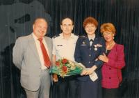 S dcérou Zuzanou a jej maželom v Pentagones