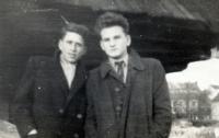 Pamětníci Jiří Pavlica-Jestřáb (vpravo) a Miroslav Karmazin-Pin (vlevo)