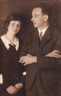 Rodiče Karel Pollak a Alice Pollaková, 20. léta