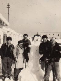 Snow in Ha-Chotrim, 1950