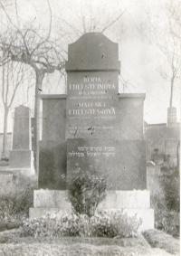 Hrob Edelsteinových na židovském hřbitově v Příbrami
