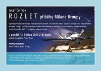 Invitation to presentation of the book J. Cermak "Rozlet"