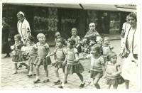 Eva Bošková in Sokol organization (1934)