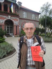Jaroslav Haidler With His Book
