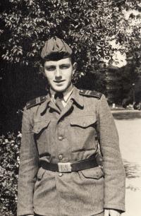 Jaroslav Haidler in the army 