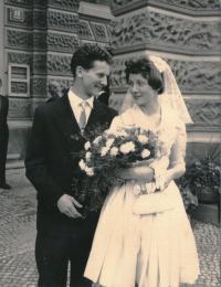Milan Hejný wedding with Eva Brzoňová 