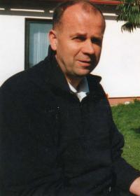 Miroslav Jirounek on visit at friends in Bezno near of Mladá Boleslav - 2006