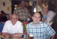 Václav Kelnar (on the left) at the family party