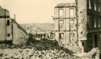 Wuppertall after air raids