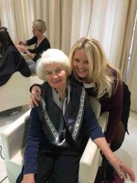 Jevdokie Kepková se svou vnučkou