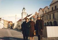 Denise s Bedřiškou a Jožkou, žili v domově důchodců, Opava 1996