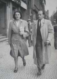 Štefania Lorándová s manželem