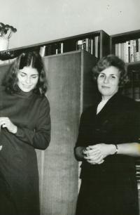 Anna Tesařová with her daughter Marcela 20 years ago