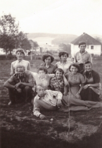 Volunteer Builders' Brigade in Olšov - Žlábek, 1956. 