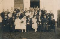Wedding photograph of S. Kolíbal´s parents