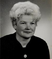 Marie Čuboková (Drozdová) v roce 1966