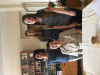 Recording interview for The stories of our neighbours project