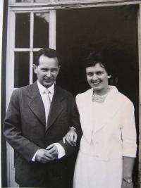Hübnerová s manželem