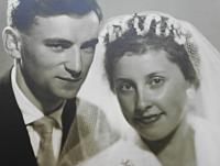 The wedding with Helena Uhrová in Týn Church , July 1, 1961