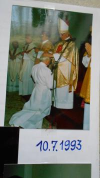 July 10, 1993 the bishop Liška of Litoměřice ordained him a deacon