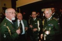 Lieutenant-general Miroslav Kácha with Stanislav Auský (first left)