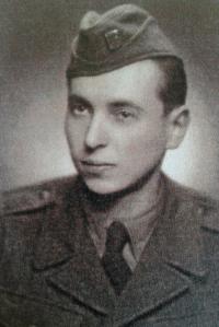 Miroslav Soukup in the army in 1950 - 1952