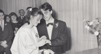 David Kabzan, svatba s Terezou 1988