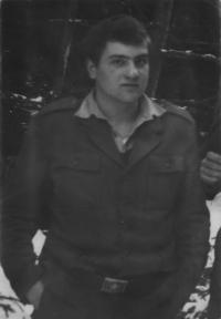 Vilém Kodíček pár dní před civilem, 1982