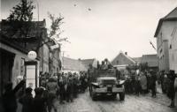 1945 - the arrival of the Americans to Janovice