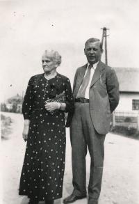 Zdenek Hahn with the mother-in-law
