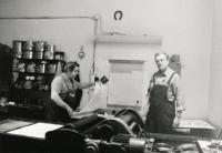 1995 - Karel Benes in his workroom