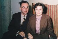 Zdeněk Hříbal s manželkou Annou (1963)