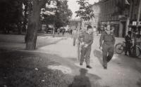 Američtí vojáci, Plzeň, květen 1945